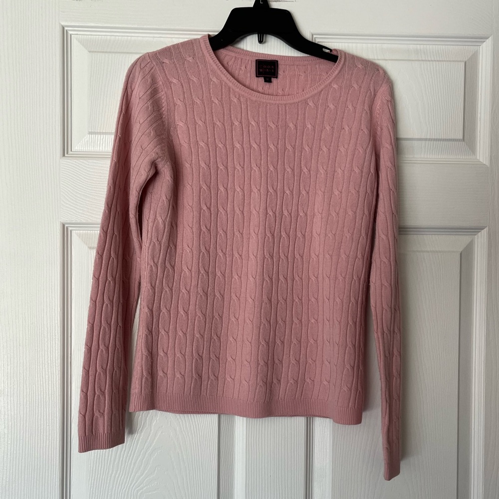 Colour Works Cable Knit Sweater - Picture 3 of 10